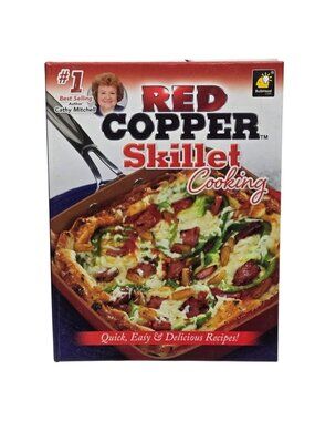 Red Copper Skillet Cooking Cookbook By Cathy Mitchell Recipe Book